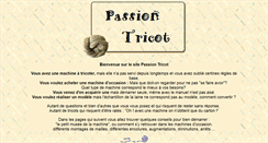 Desktop Screenshot of passiontricot.logipatch.com